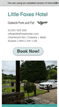 Mobile Screenshot of littlefoxeshotel.com